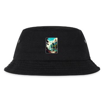 Nationalpark Reiseposter Souvenir WPA - Kinder Bucket Hat - Schwarz - Vorne