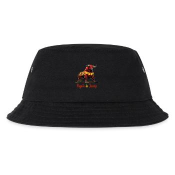Der Stolz Teneriffa Flagge Design - Kinder Bucket Hat - Schwarz - Vorne