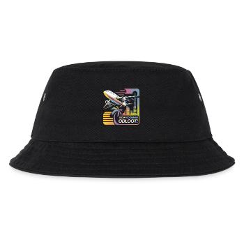Wir fliegen nach Dubai - Odloot! - Kinder Bucket Hat - Schwarz - Vorne