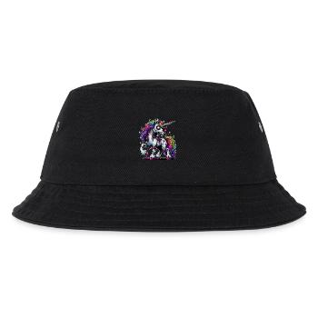 Halloween Unicorn Zombie Fantasy Halloween Costume - Kids’ Bucket Hat - black - Front