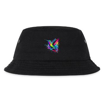 Kolibri - Kinder Bucket Hat - Schwarz - Vorne