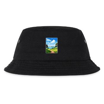 Mount Edgcumbe Country Park, Cornwall, England - Kinder Bucket Hat - Schwarz - Vorne