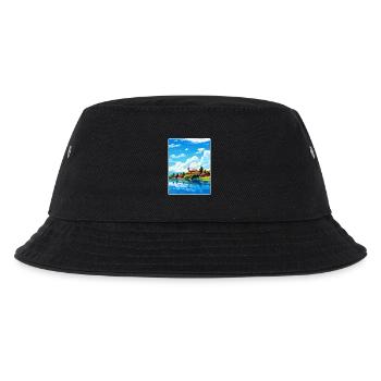 Lake Constance Germany European Travel Poster WPA - Kids’ Bucket Hat - black - Front