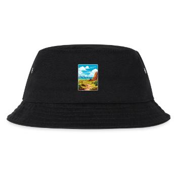 Big Bend Nationalpark Reiseposter Souvenir WPA - Kinder Bucket Hat - Schwarz - Vorne