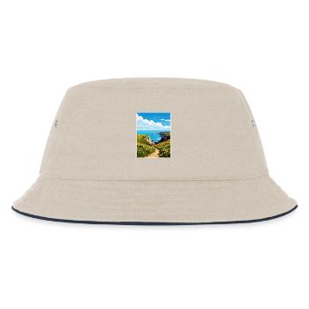 Channel Islands National Park California Travel - Kids’ Bucket Hat - ecru/navy - Front