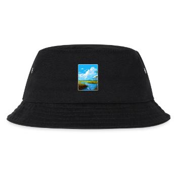 Everglades Nationalpark Reiseposter Souvenir - Kinder Bucket Hat - Schwarz - Vorne