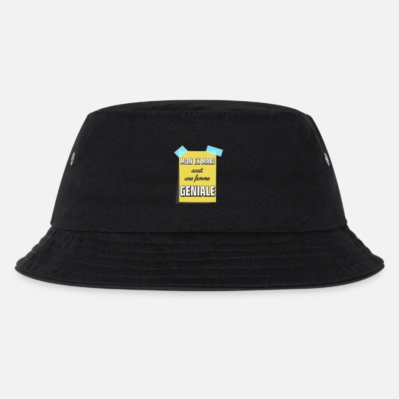 Mein Ex-Mann hatte eine tolle Frau - Kinder Bucket Hat - Schwarz