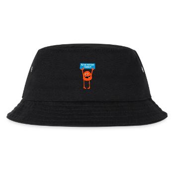 Monster Mama kuscheln Halloween Comic cool Sprüche - Kinder Bucket Hat - Schwarz - Vorne