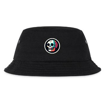 Skelett bunt - Kinder Bucket Hat - Schwarz - Vorne
