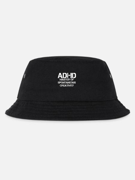 ADHS - Kinder Bucket Hat - Schwarz