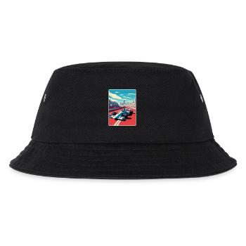 Mexiko Rennstrecke Motorsport Rennreise Poster WPA - Kinder Bucket Hat - Schwarz - Vorne