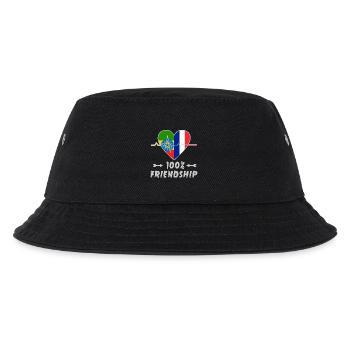 Ethiopia and France 100% friendship - Kids’ Bucket Hat - black - Front