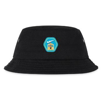 CAPYBARAS SKIING GONDOLA CABIN - Kids’ Bucket Hat - black - Front
