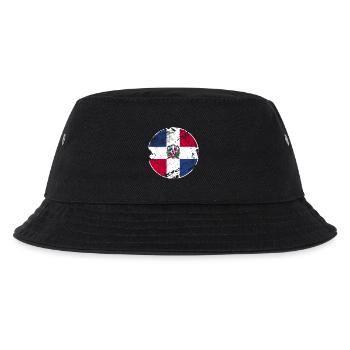 Dom Rep Vintage Drapeau Dominicain - Bob Enfant - noir - Devant