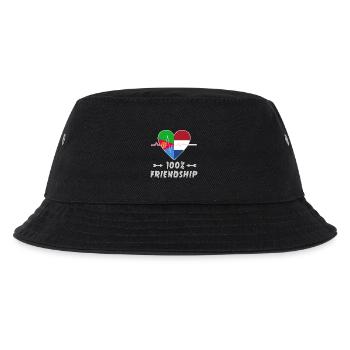 Eritrea und Niederlande 100% Freundschaft - Kinder Bucket Hat - Schwarz - Vorne
