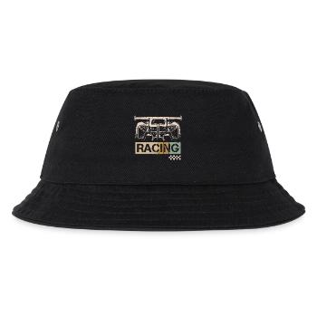 retro racing car racing tuner tuning race - Kids’ Bucket Hat - black - Front