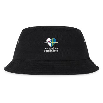 South Korea and Sweden 100% friendship - Kids’ Bucket Hat - black - Front