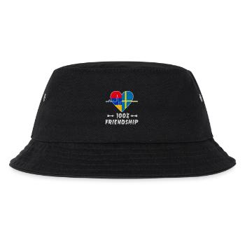 Armenia and Sweden 100% friendship - Kids’ Bucket Hat - black - Front