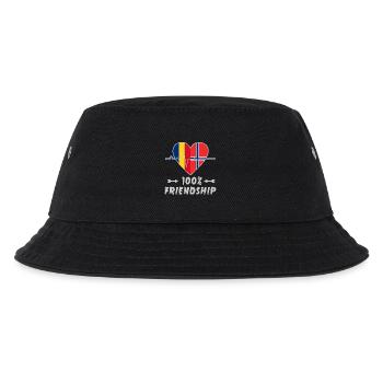Romania and Norway 100% friendship - Kids’ Bucket Hat - black - Front