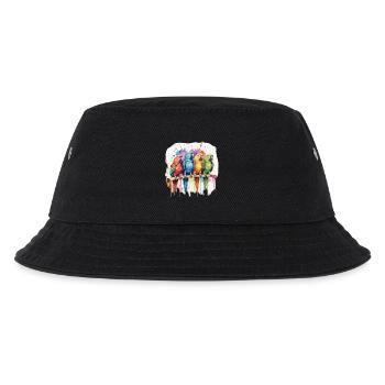 Perroquet sur bâtons Cool Coloré - Bob Enfant - noir - Devant