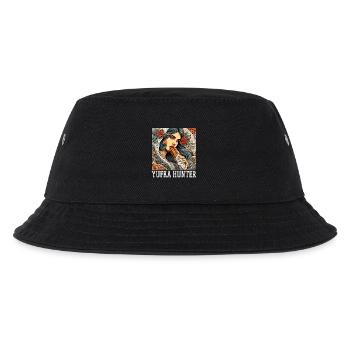 Yufka Jäger Kebab Geschenk - Kinder Bucket Hat - Schwarz - Vorne
