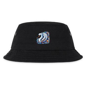 Swan - Kids’ Bucket Hat - black - Front