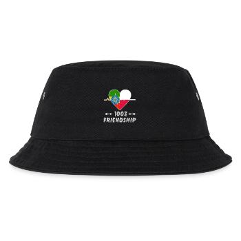 Ethiopia and Poland 100% friendship - Kids’ Bucket Hat - black - Front