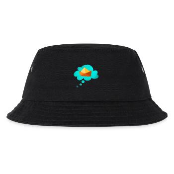 Paper Boat Cloud Travel Travel Fever Ship Vacation - Kids’ Bucket Hat - black - Front