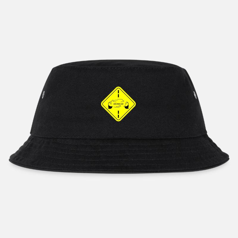 Hochgeschwindigkeitsspur - Kinder Bucket Hat - Schwarz