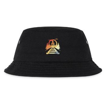Railway Retro Style - Kids’ Bucket Hat - black - Front