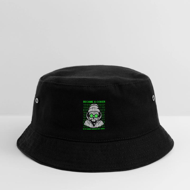 Became a Coder – Cyber Dog Binary Kids’ Bucket Hat