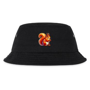 Squirrel - Kids’ Bucket Hat - black - Front