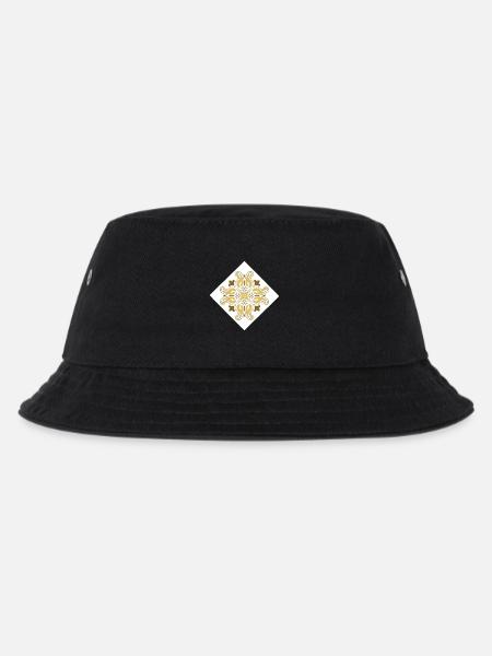 motif oriental maroquin tons bruns - Bob Enfant - noir