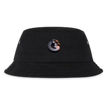 Funny gorilla on letter G - Kids’ Bucket Hat - black - Front