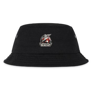 Smartass Secretary Bunny Funny Gift - Kids’ Bucket Hat - black - Front