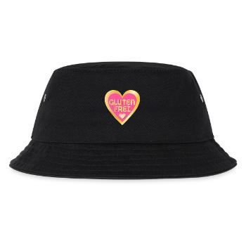 GLUTENFREI ZÖLIAKIE DÜNNDARM - Kinder Bucket Hat - Schwarz - Vorne