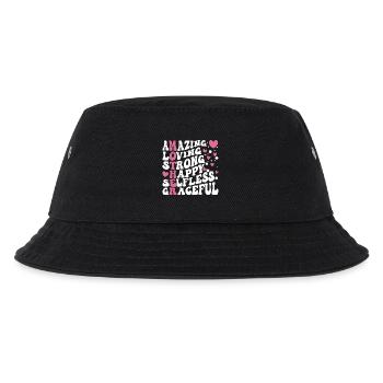 Die beste Mutter aller Zeiten - Kinder Bucket Hat - Schwarz - Vorne