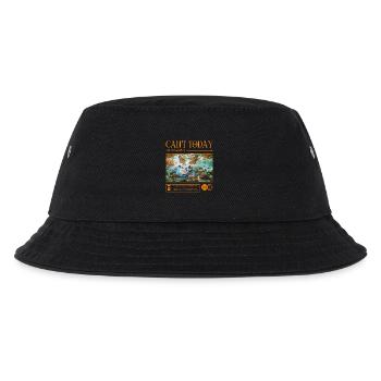 Sumpfmodus aktiviert – Keine Termine, nur Swamp - Kinder Bucket Hat - Schwarz - Vorne
