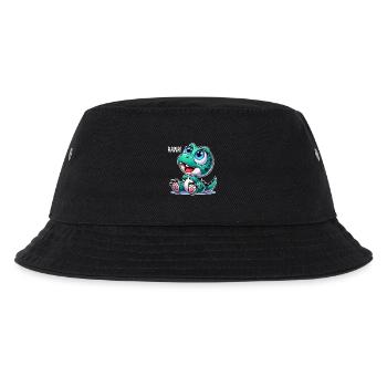T-Rex Baby Dino Babydino Dinobaby Geschenk - Kinder Bucket Hat - Schwarz - Vorne