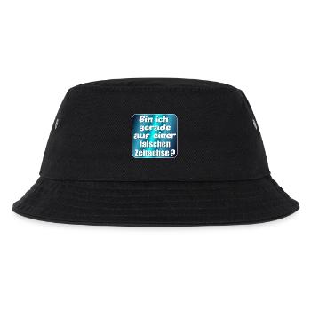 SIMULATION REALITÄT FALSCHE ZEITACHSE - Kinder Bucket Hat - Schwarz - Vorne