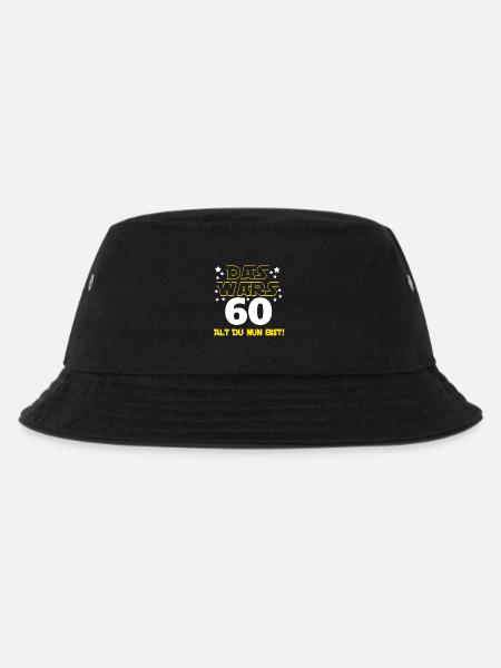 60. Geburtstag , 60 Alt du nun bist - Kinder Bucket Hat - Schwarz