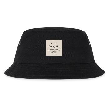 Ich bin nicht zu spät - Du bist einfach zu früh - Kinder Bucket Hat - Schwarz - Vorne