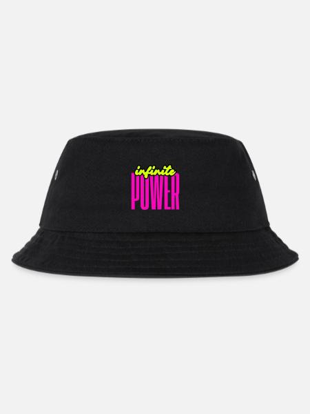 Unendliche Power - Kinder Bucket Hat - Schwarz