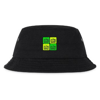 Retro TV – Vintage Classics - Kids’ Bucket Hat - black - Front