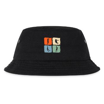 Basketballspieler Basketball - Kinder Bucket Hat - Schwarz - Vorne