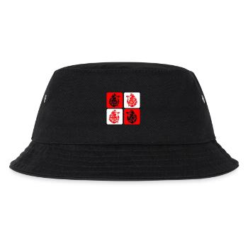 Fire brigade – courage in action - Kids’ Bucket Hat - black - Front