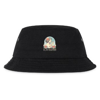 Would Pelmeni Beautiful Woman Art Nouveau Gift - Kids’ Bucket Hat - black - Front