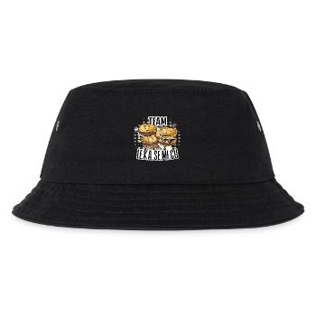Team Le.Ka.Se.Mi.Gu – Brotzeit Crew. - Kinder Bucket Hat - Schwarz - Vorne