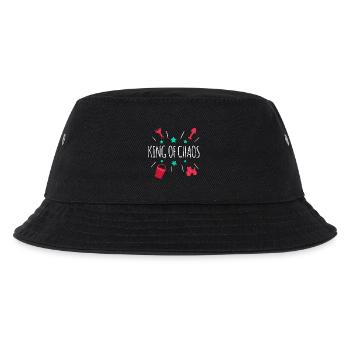 King of Chaos - Kinder Bucket Hat - Schwarz - Vorne