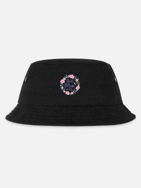 Best Mom Ever - Purple - Kids’ Bucket Hat - black